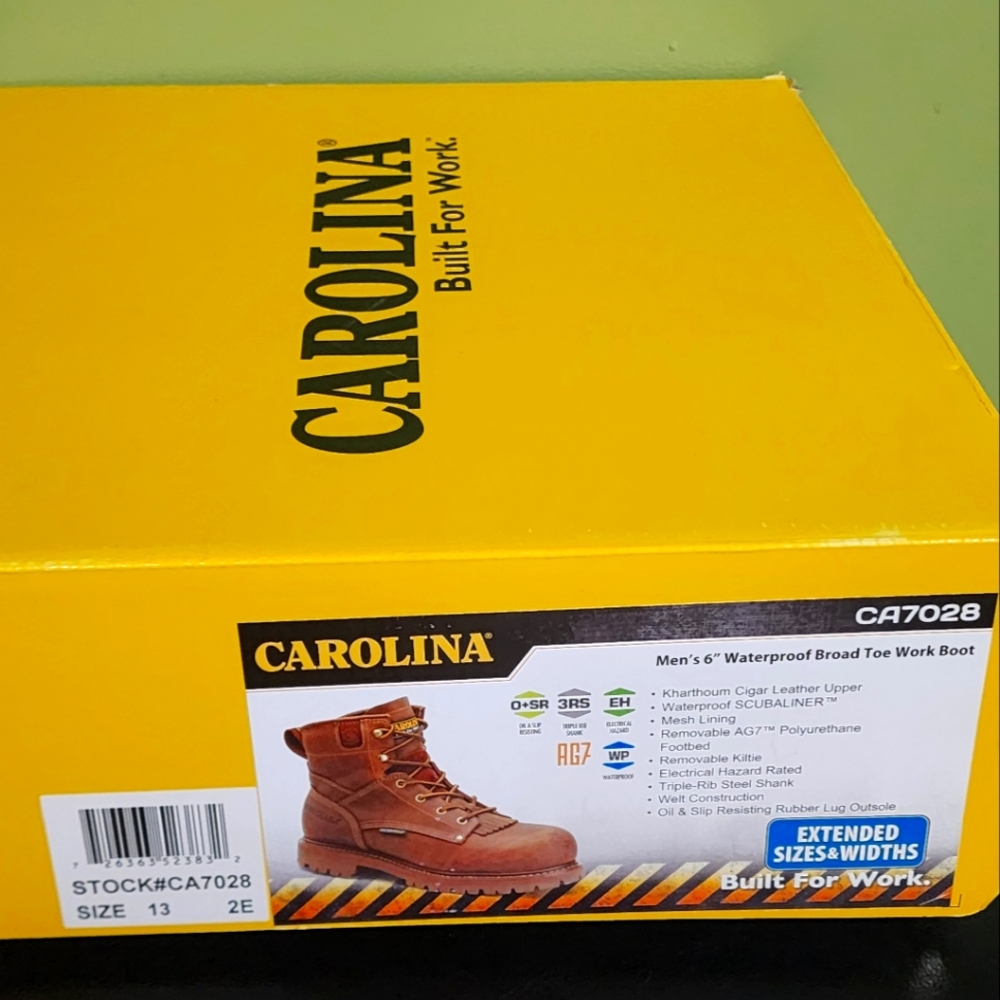 Carolina Work Boot Mens Size 13